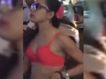 Publicity stunt or awareness drive? Girl walks in bikini on Jaipur roads, video goes viral
