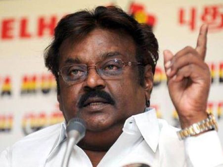 Vijayakanth compares quality of roads to parottas