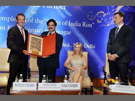 Australia’s Patrick Farmer Completes ‘Spirit of India Run’