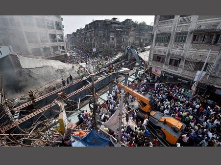 TMC, BJP engage in war of words over flyover collapse