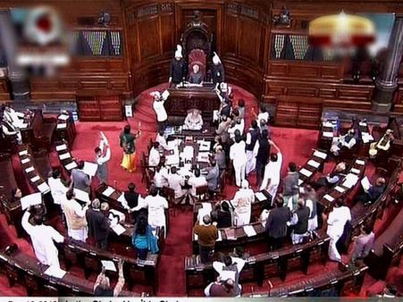 Uproar over Uttarakhand forces Rajya Sabha adjournment