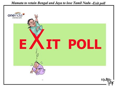Exit polls give Bengal to Mamata, Assam to BJP, Kerala to Left, TN to DMK