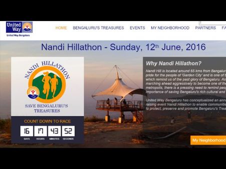Have fun at Nandi Hillathon for a cause