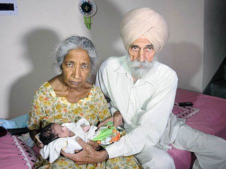 72-year-old woman delivers baby boy through IVF