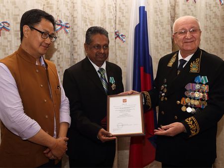 Top Russian honour for Kundankulam N-plant director