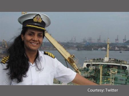 Captain Radhika Menon, First Woman to win IMO Award