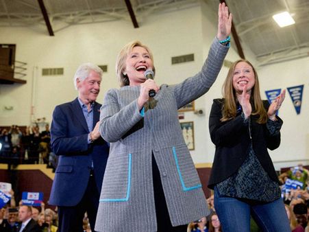 I am voting for my mother: Chelsea Clinton