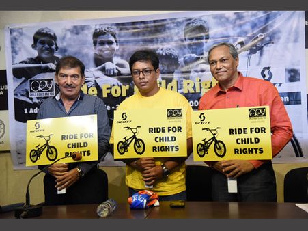 Trans-Himalayan solo cycling to raise awareness for child education