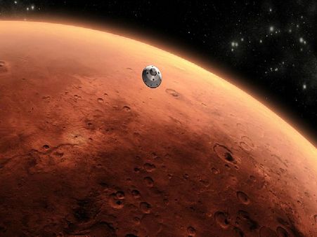Mars orbiter finds carbon dioxide ice on Red Planet