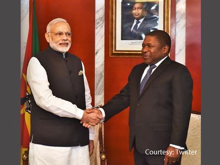 PM Modi holds bilateral talks with Mozambique President