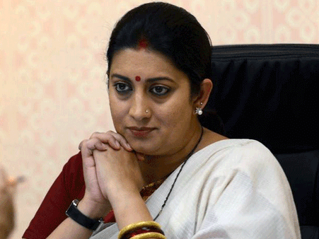 Washington Post calls Smriti Irani 