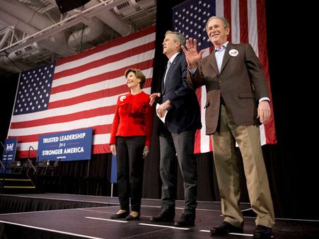 Unlike father: Jeb Bush hates Trump but his son George backs him