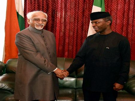 In Pics: Hamid Ansari’s Nigeria visit