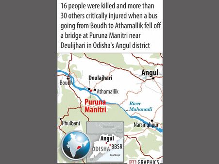 Odisha bus mishap: 5 injured airlifted for emergency treatment