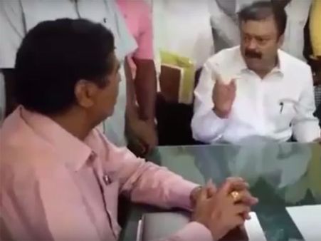 In Karnataka, JD(S) MLA caught on camera manhandling engineer at irrigation dept