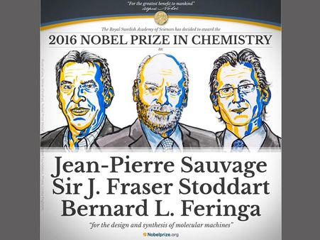 Chemistry Nobel prize goes to three who developed molecular machines