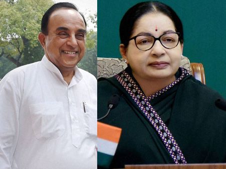 Tamil Nadu in disarray, impose President's rule, urges Subramanian Swamy