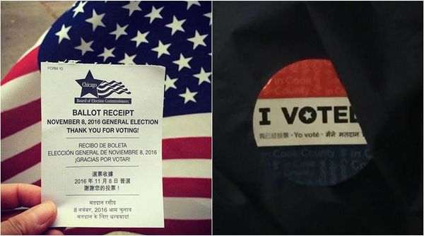 Jai Ho! Indians feel proud to find Hindi on US ballot receipt