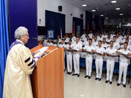 Indian Navy cadets awarded B Tech degrees