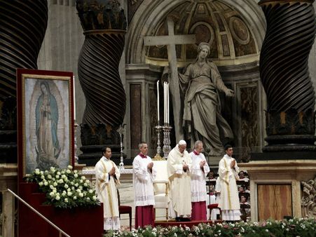 Pope Francis marks Christmas Mass at Vatican