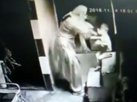 SHOCKING: CCTV captures Delhi mother brutalising her child