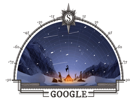 Google Doodle hails 105th year of South Pole conquest
