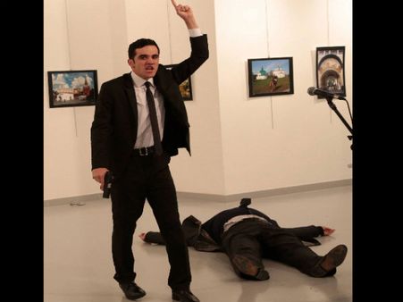 Russian Ambassador to Turkey shot dead
