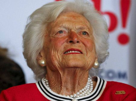 Former First Lady Barbara Bush hospitalized