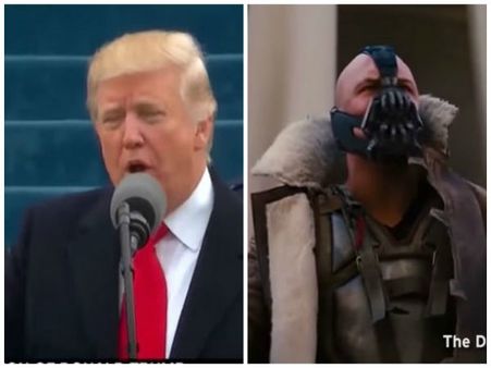 Trump's inauguration speech was similar to 'Batman' villain Bane?