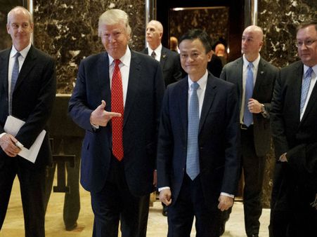Alibaba's founder meets Trump, plans to help American small business