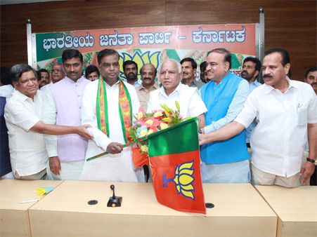 Former Congress Dalit leader joins Karnataka BJP