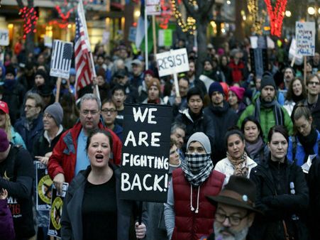 Worldwide protest rallies against Donald Trump
