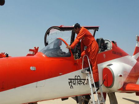 The champions of the sky at Aero India: Surya Kiran Aerobatics Team