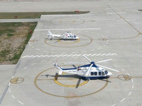 In Pics: India’s first heliport inaugurated in Delhi