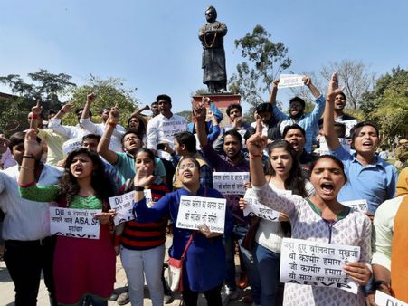 DU unrest: Two ABVP students arrested for attack on AISA activists