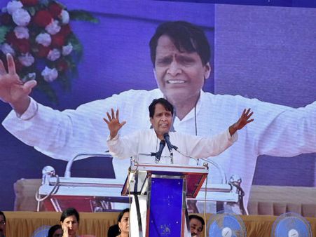 Suresh Prabhu lays foundation stone for rail projects in Gujarat