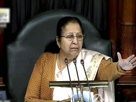 Never sought ticket in three decades says Sumitra Mahajan