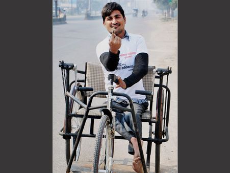 In Pics: Thousands come out to vote in Uttarakhand and Uttar Pradesh