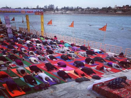 Week-long International Yoga Festival begins in Rishikesh