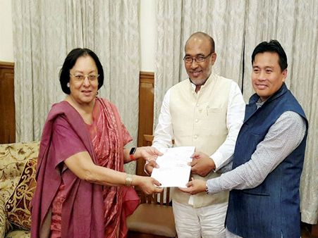 Biren Singh sworn in as chief minister of Manipur