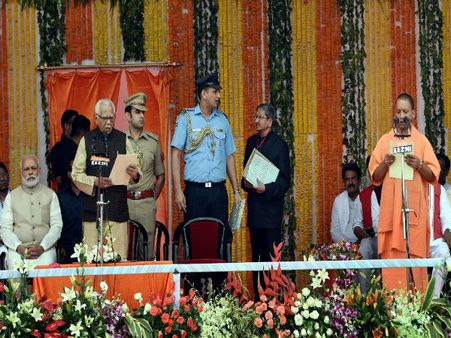 PM Modi calls for 'Uttam Pradesh' as Adityanath takes charge of UP