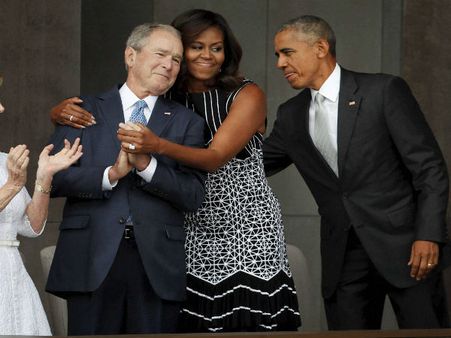 George W. Bush opens up about his friendship with Michelle Obama