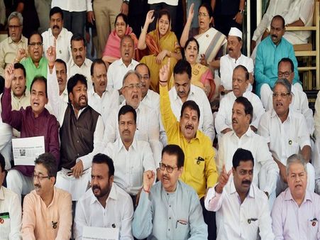Maharashtra: Speaker suspends 19 opposition MLAs from assembly