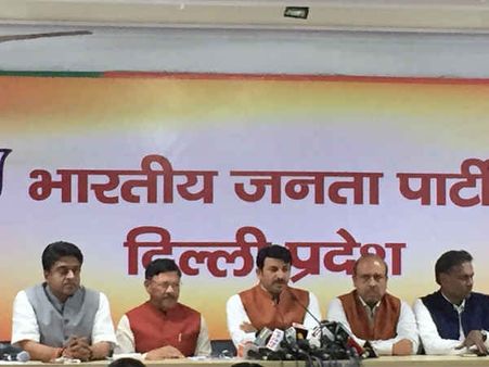 BJP councillors deserting party ahead of MCD polls?