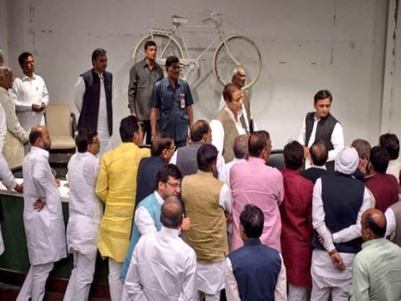 Post poll defeat, SP holds national executive meeting