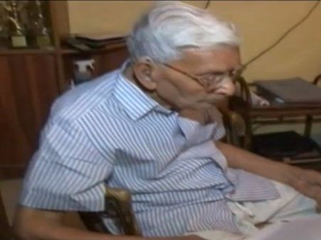 At 97, he is the oldest enrolled for an MA programme