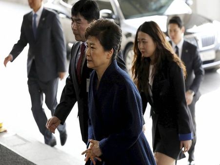 Former South Korean president questioned for over 21 hours