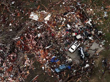 In Pics: Powerful tornado flattens homes in Pennyville, Missouri
