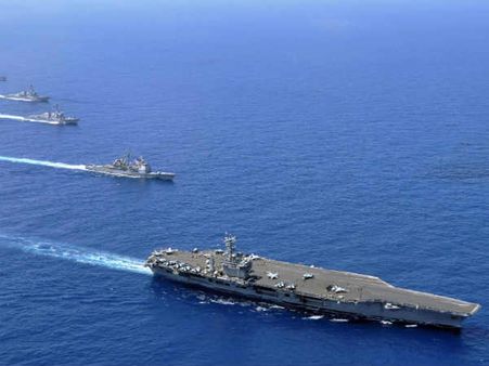 China launches first home-built aircraft carrier amid tensions