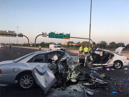 Phoenix: Wrong-way car crash kills 3